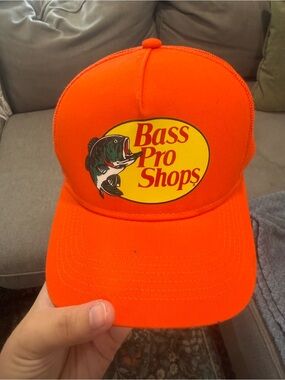 Bass Pro Shops Bright Orange Logo Cap